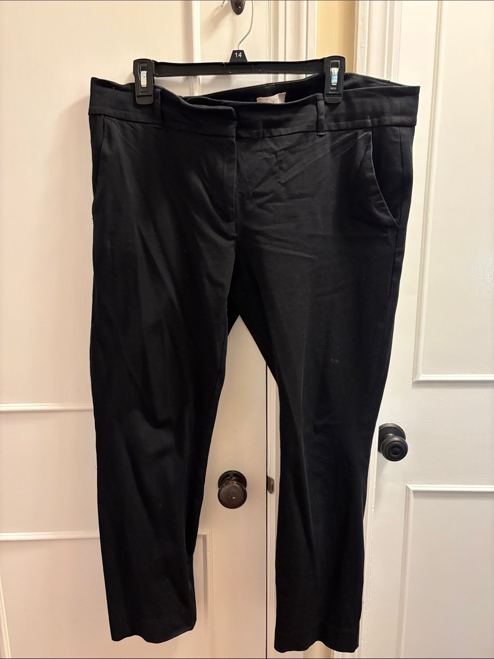 Black Women’s Loft Modern Skinny Ankle Dress Pants - Classic Tailored Fit